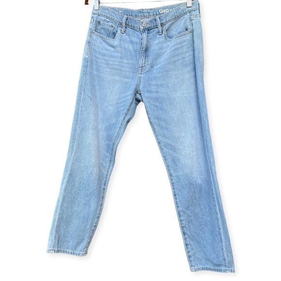 🌸4/$50🌸 NWOT 100% cotton Gap High-Rise Original Slouchy Light Indigo Jeans - Picture 1 of 13